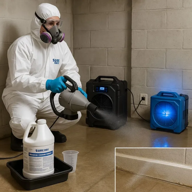 Sanitization and Odor Removal process in Progress Village, FL