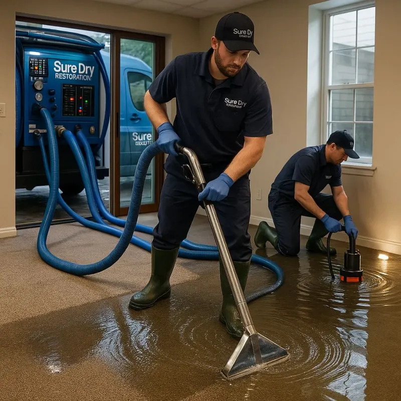 Water Extraction and Removal process in Progress Village, FL